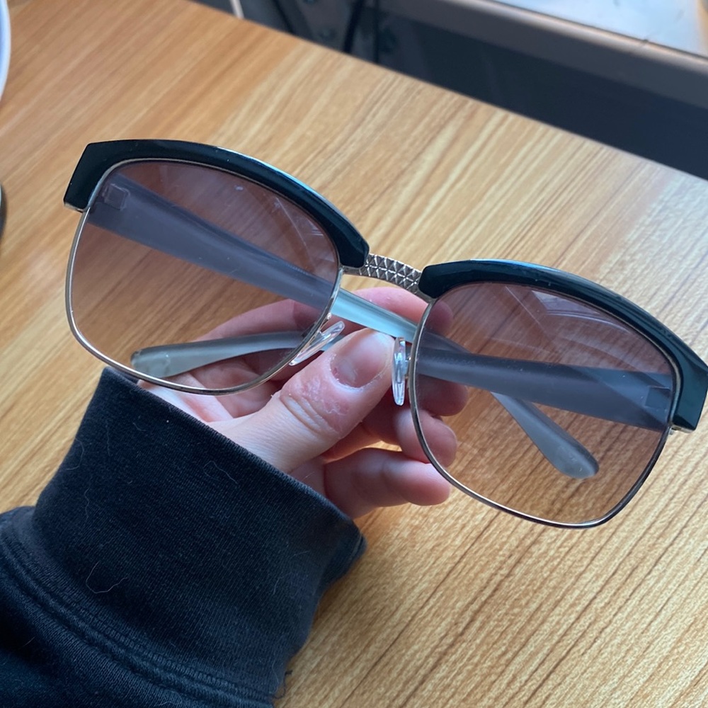 Black and gold sunglasses